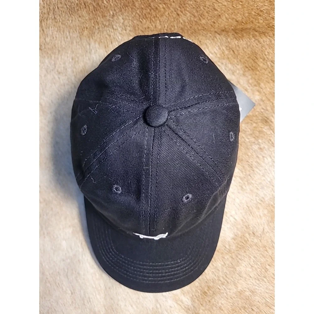 Dogleg Golf Hat Adjustable Black Baseball Cap Dog‎ Golf Club Graphic New